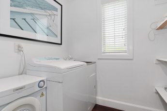Laundry and powder room